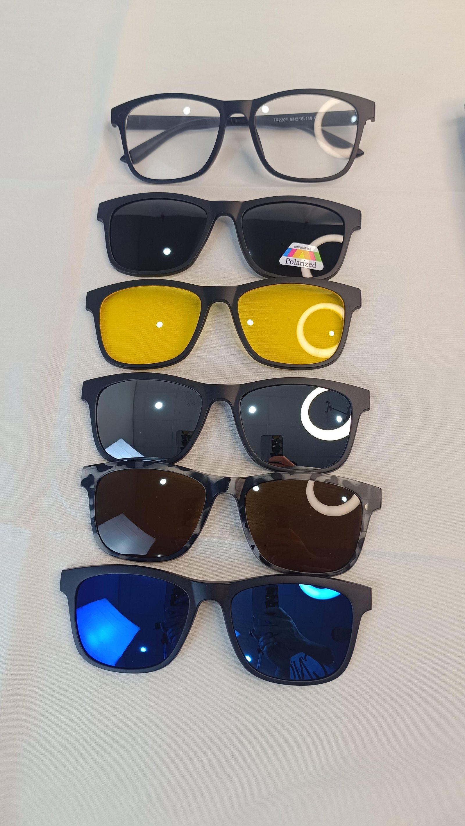 Monture+lunettes de soleil 5en1