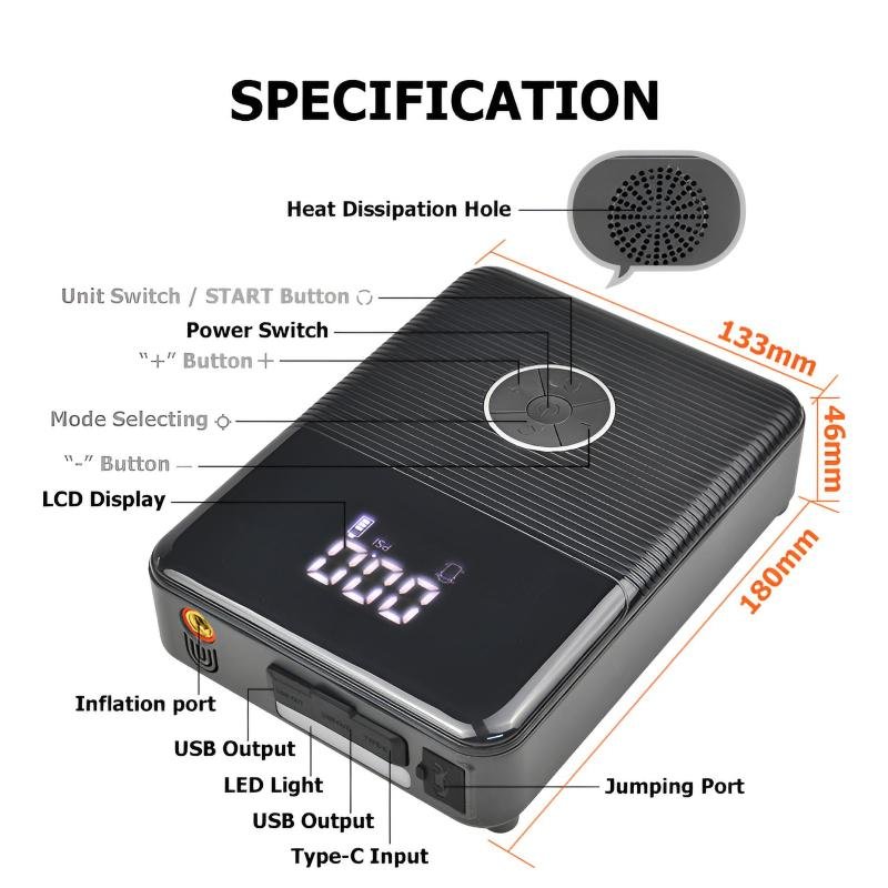 Booster Batteries 21800mAh